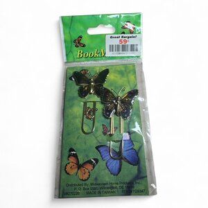 VTG/Y2K Butterfly Paperclip Bookmarks